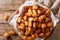 West African popular food: appetizer Chin Chin fried crispy doug