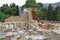 West Bastion at The Palace of Knossos on Crete, Greece