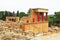 West Bastion of The Palace of Knossos on Crete, Greece