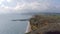 West Bay Beach With Tall Sandstone Cliffs Next the Sea in England