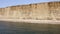 West Bay Sandstone Cliffs Overlooking the Sea in England