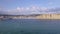 West Bay Sandstone Cliffs Overlooking the Sea in England