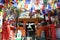 WEST BENGAL, INDIA - November 10, 2019: Representations of both the Hindu and Buddhist religions at the Mahakal Temple, Darjeeling