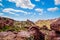 West Boulder Trail is located in the remote area of the Superstition Mountain Wilderness.