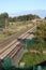 West Coast Main Line railway in Lancashire