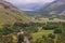 West of Corrieshalloch Gorge look upon river and Loch Broom, Scotland.