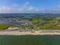 West Dennis Beach aerial view, Cape Cod, MA, USA