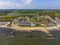 West Dennis Beach aerial view, Cape Cod, MA, USA