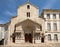 West facade of the Saint Trophime Cathedral in Arles, France. Bouches-du-Rhone,