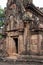 West facing door and pediment with Siva seated on the summit of Mount Kailasa on southern library at the 10th ce