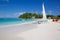 West Indies, Caribbean, Antigua, Long Bay & Beach & Hobie Cat