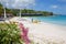 West Indies, Caribbean, Antigua, Long Bay, Beach & Hobie Cats