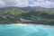 West Indies, Caribbean, Antigua, View over Coco Beach