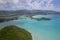 West Indies, Caribbean, Antigua, View over Five Islands Harbour