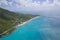 West Indies, Caribbean, Antigua, View over Turners Beach