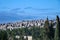 West Jerusalem hillside skyline