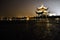 West Lake .freshwater lake in Hangzhou, China . classical beauty in China scene.natural scenery and cultural sites.famous