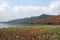 West Lake Xi Hu in Hangzhou, Zhejiang Province, China. The northern shore of West Lake seen from Baidi Causeway