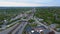 West Newton aerial view, Massachusetts, USA