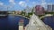 West Palm Beach, Aerial View, Royal Park Bridge, Lake Worth Lagoon, Florida