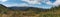 West panorama view from Havrania Polana in Nizke Tatry mountains