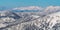 West part of Western Tatras mountains between Sivy vrch and Hruba kopa from Ploska hill in Velka Fatra mounzains