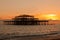 West pier of Brighton England