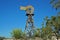 West Texas wooden windmill in the Big Bend area