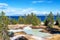 West Thumb Geyser Basin Landscape