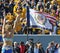 West Virginia Flag pregame at a football game