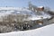 West Virginia Winter Red Barn