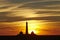 Westerhever (Germany) - Lighthouse at sunset