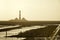 Westerhever lighthouse in the fog