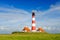 Westerheversand Lighthouse, Nationalpark Wattenmeer, Germany