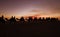 Western Australia - Camel ride at the sunset with silhouette of people on Cable Beach in Broome