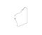 Western Australia map country shape outline
