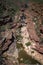 Western Australia - rocky outback landscape with dried out riverbed