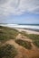 Western Australia - rough coastline with cloudy gray sky