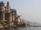 Western Bank of the Sacred Ganges River in Varanasi, India