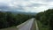 Western Caucasus. Highway in the mountains.