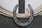 Western decor rope with horseshoe