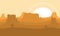 Western Desert Video Game Background