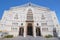 Western facade of the Basilica of Annunciation in Nazareth, Galilee, Israel
