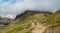 Western footpath towards Kebnekaise peak Sweden