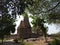 The Western group of Khajuraho temples, on a clear day, Madhya Pradesh India is a UNESCO world heritage site, known for Kama Sutra