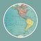 Western Hemisphere, World Atlas by Rand, McNally and Co. 1908 Digitally enhanced by rawpixel.