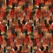 Western marbled mottle seamless raster pattern. Bohemian desert orange irregular cloth design for verstaile nature