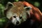 Western red panda (Ailurus fulgens fulgens).