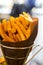 Western restaurant, french fries, delicious, fragrant, crispy