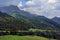 Western Tatra Mountains with Giewont, Czerwone Wierchy and Nosal peaks seen from Toporowa Cyrhla village near